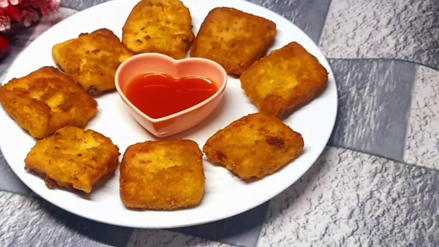 5 Minutes Bread Snacks | Easy Bread Potato Snacks Recipe | Evening Snacks