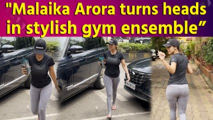Malaika Arora's rocking a chic and sporty outfit that's got everyone talking!