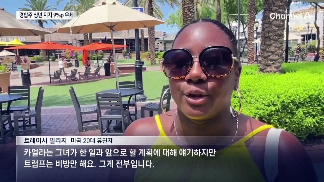 민주당 “해리스, 청년층 지지율 9%p 앞섰다”