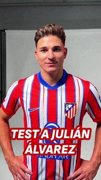 El test más personal de Julián Álvarez con el Atlético de Madrid
