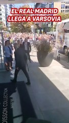 El Madrid llega a Varsovia para disputar la Supercopa de Europa