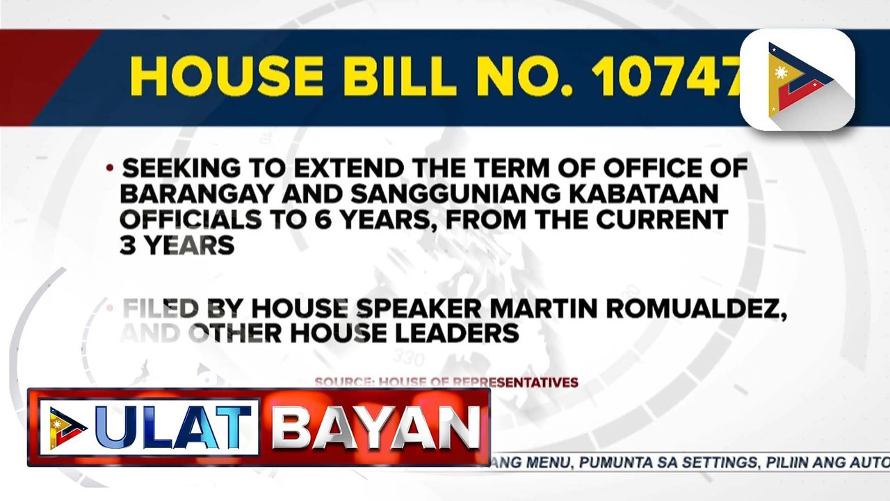 Term extension para sa mga opisyal ng barangay at SK sa bansa, itinutulak sa Kamara