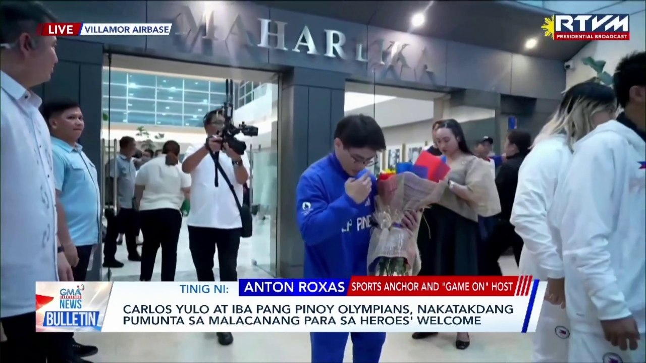 Carlos Yulo at iba pang Pinoy Olympians, nakatakdang pumunta sa Malacañang para sa heroes’ welcome