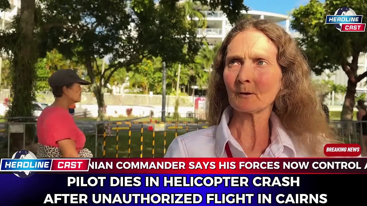 Pilot Dies in Helicopter Crash into Cairns Hotel Two Injured