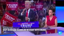 Trump’s X interview: Ex-US president lashes out at Biden, Harris