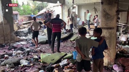 Une frappe israélienne sur une école à Gaza soulève de vives réactions
