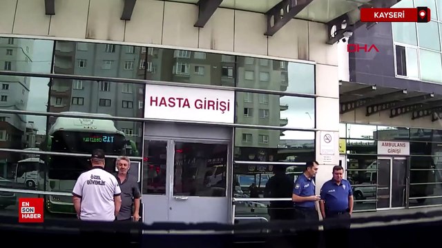 Kayseri'de otobüste fenalaşan yolcuyu, hastaneye yetiştirdi