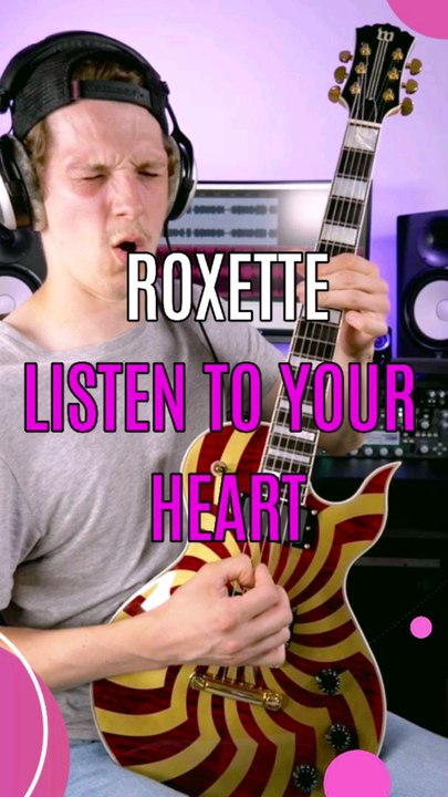 Roxette - Listen To Your Heart - Guitar Solo Cover