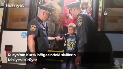 Rusya'nın Kursk bölgesindeki sivillerin tahliyesi sürüyor