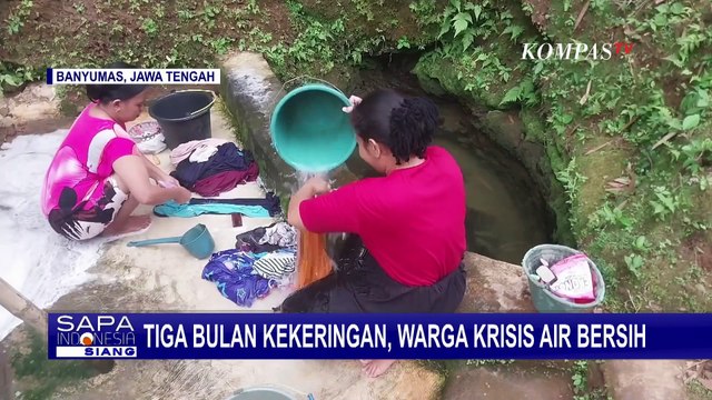 3 Bulan Kekeringan, Warga di Banyumas Krisis Air Bersih