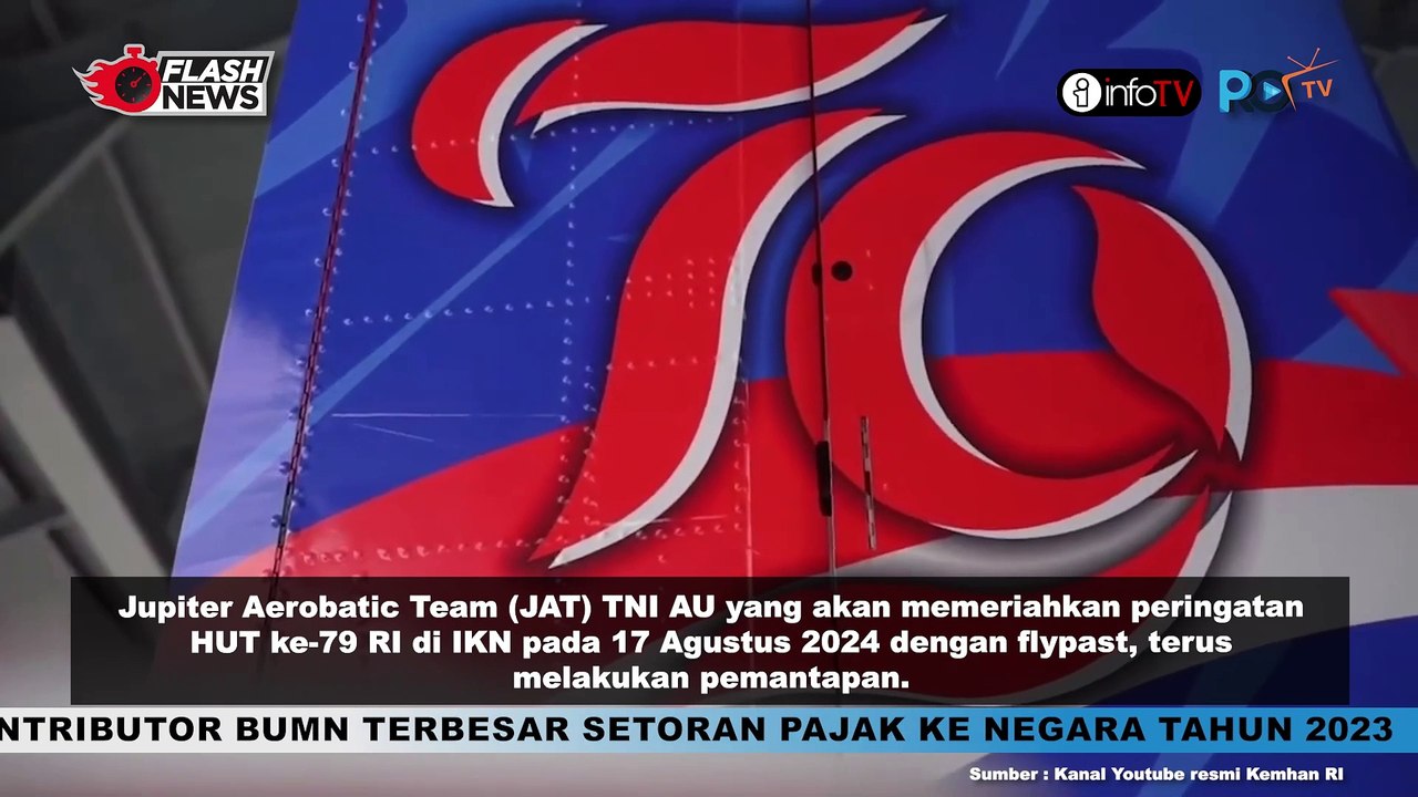 TIBA DI IKN, JUPITER AEROBATIC TEAM SIAP BERAKSI DI LANGIT IKN DALAM MOMEN HUT RI KE-79