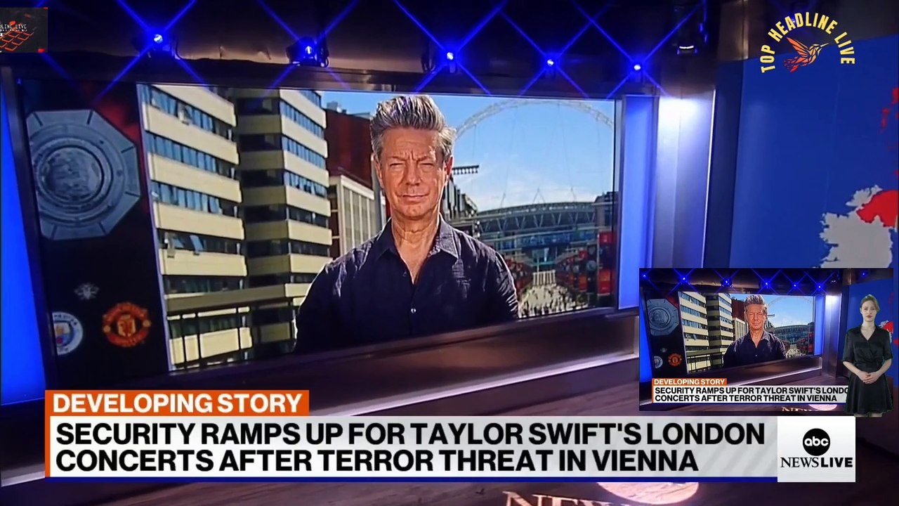 Security preparations underway for Taylor Swift's London concerts // abc news #dance