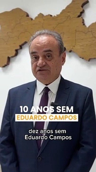 Ranilson Ramos presta homenagem para Eduardo Campos em marco de falecimento de ex-governador