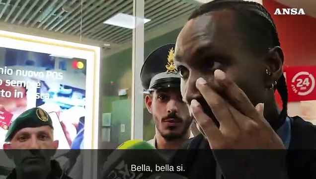 Olimpiadi di Parigi, il bronzo Andy Diaz festeggiato a Fiumicino