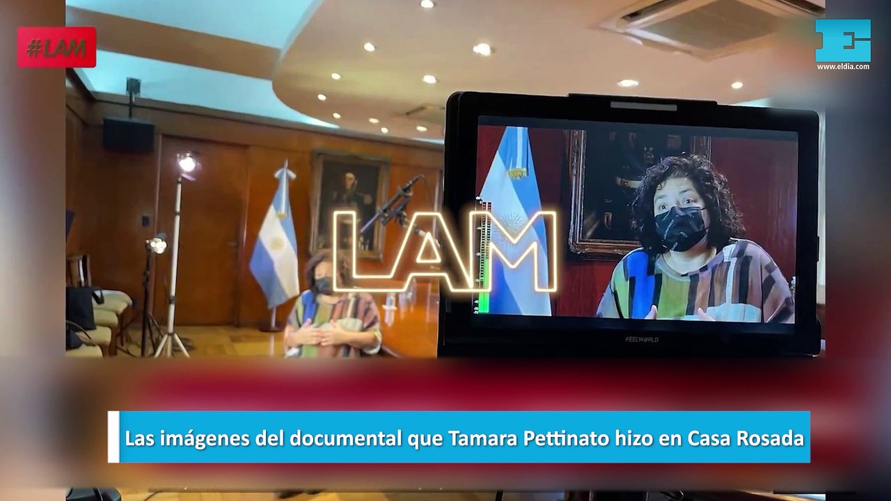 Las imágenes del documental que Tamara Pettinato hizo en Casa Rosada
