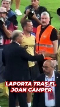 La imagen de Laporta tras ser humillado el Baarcleona en el Gamper