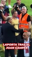 La imagen de Laporta tras ser humillado el Baarcleona en el Gamper
