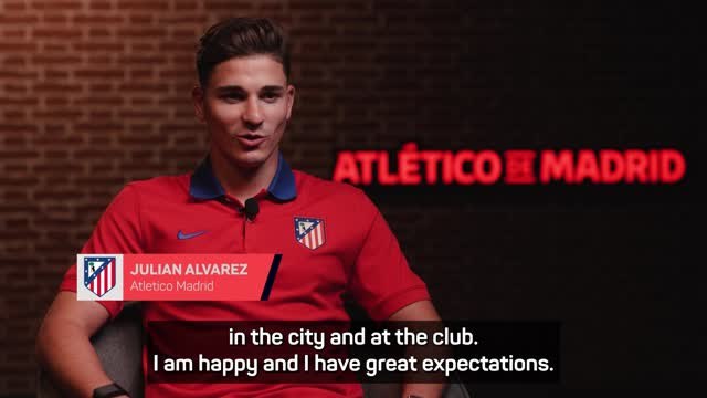 Alvarez overwhelmed by support since joining Atletico