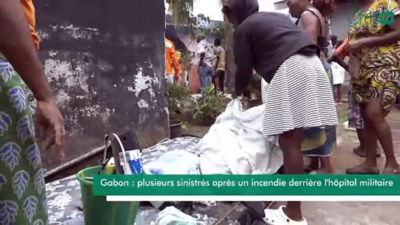 [#Reportage] Gabon : plusieurs sinistrés après un incendie derrière l'hôpital militaire