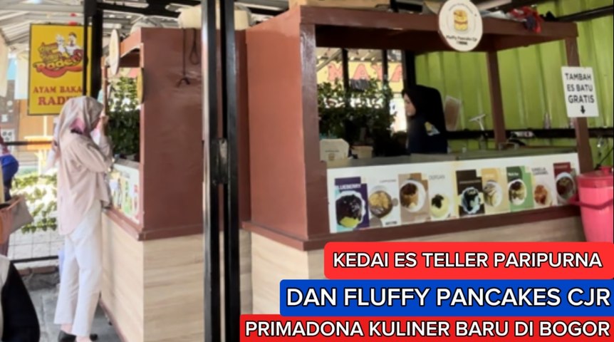 Kedai Es Teller Paripurna dan Pluffy Pancakes CJR, Primadona Kuliner Baru di Bogor