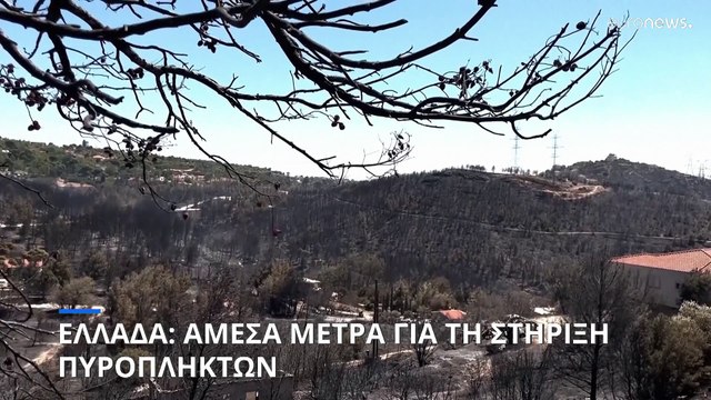 14 μέτρα από την κυβέρνηση για τους πυρόπληκτους στην Β/Α Αττική
