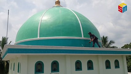 Telp/WA 0821 3435 8787 Jasa Waterproofing Kubah Masjid