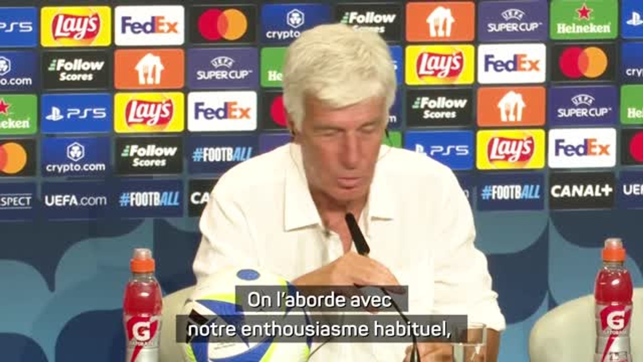 Atalanta - Gasperini : "Aucune difficulté à préparer un tel match"