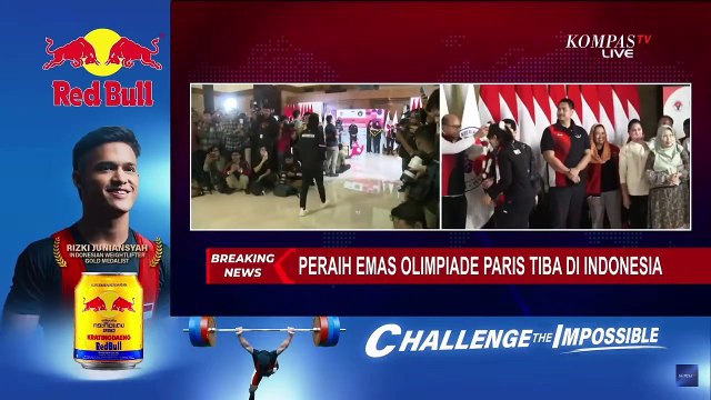 Detik-Detik Kedatangan Peraih Medali Emas Veddriq Leonardo dan Rizki Juniansyah di Tanah Air