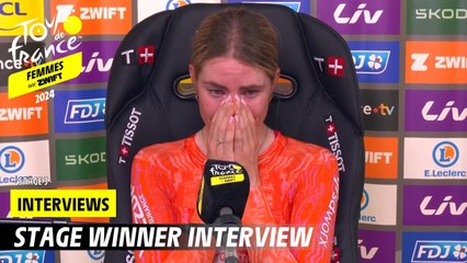 Post-race interview - Stage 3 - Tour de France Femmes avec Zwift 2024