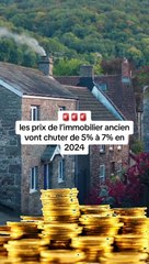  Les prix de l’immobilier ancien vont chuter de 5% à 7% en 2024