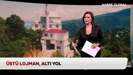 Üstü lojman, altı yol: Karadeniz’in zor coğrafyasında ilginç çözüm