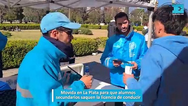 Movida en La Plata para que alumnos secundarios saquen la licencia de conducir