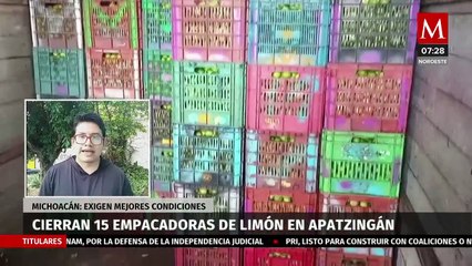Cierran 15 empacadoras de limón en Apatzingán; exigen más seguridad