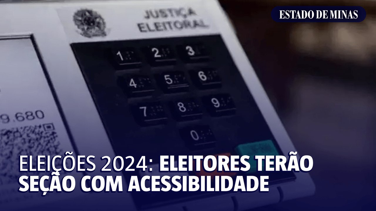 Eleições 2024: eleitores terão seção com acessibilidade