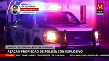 Explosión en vivienda de policía en Hidalgo deja tres heridos; investigan artefacto explosivo