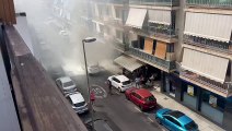 Se prende fuego un coche en sur de Tenerife