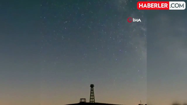 Tekirdağ'da Perseid meteor yağmuru gözlendi