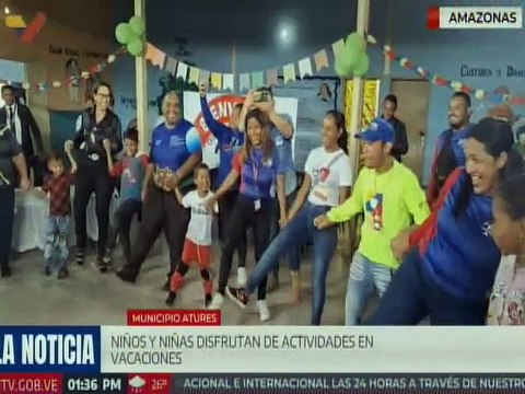 Amazonas | Niños y niñas disfrutan de actividades lúdicas y recreativas de los planes vacacionales