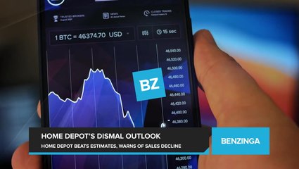 Home Depot Beats Earnings Estimates But Warns Of Full-Year Sales Decline as Consumers Embrace a 'Deferral Mindset'