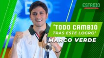 Las PRIMERAS PALABRAS de Marco Verde al regresar a México con la MEDALLA DE PLATA | Estadio Deportes