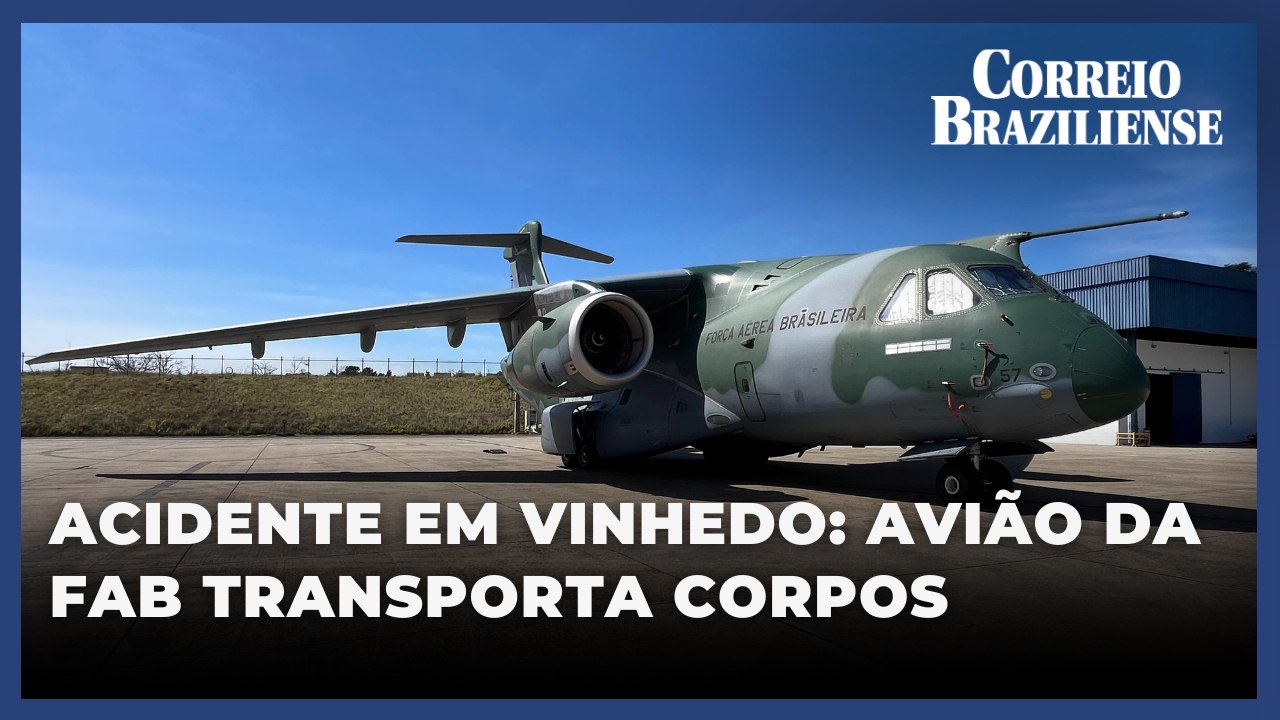 FAB realiza translado das vítimas de queda em Vinhedo