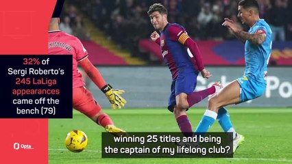 Sergi Roberto bids farewell to Barcelona