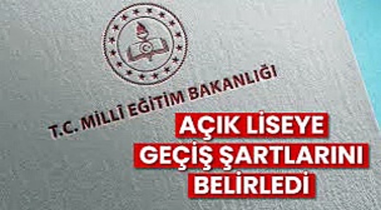Açık öğretim liselerine nakil ve geçişlerde yeni düzenleme