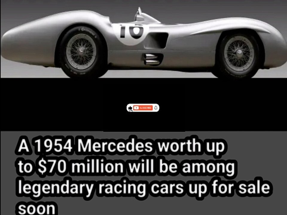 A 1954 Mercedes worth up to $70 million will be among legendary racing cars up for sale soon |BBCnews |BBC live news #bbc #bbcnewslive #bbcnewslivestreaming #bbclondon
