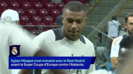 Real Madrid - Premier entraînement de veille de match pour Mbappé