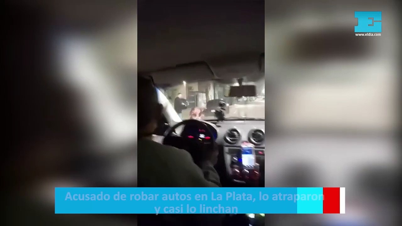Acusado de robar autos en La Plata, lo atraparon y casi lo linchan