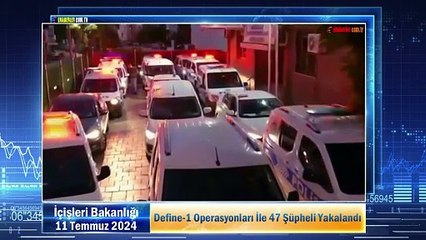 Define-1 Operasyonları İle 47 Şüpheli Yakalandı