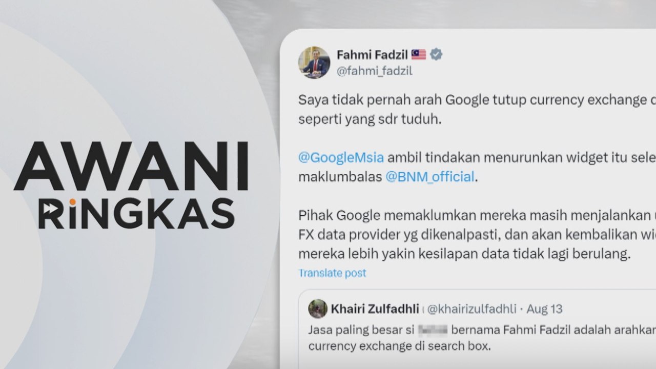 AWANI Ringkas: Bukan arahan saya - Fahmi Fadzil