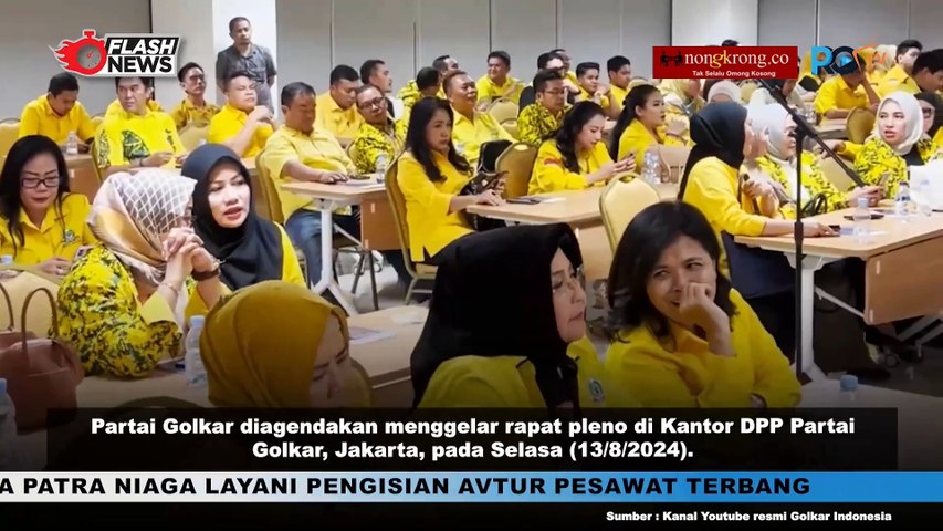 Partai Golkar Gelar Pleno