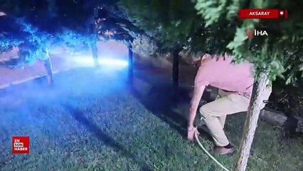 Aksaray'da geceyi aydınlatan alevler paniğe neden oldu